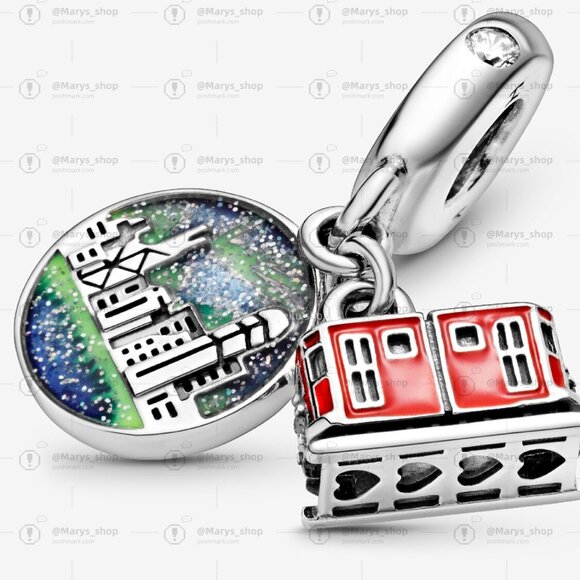 Pandora Hong Kong Peak Tram Dangle Charm - Picture 3 of 6